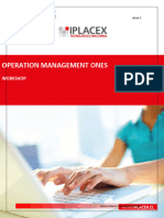 Operations Management Workshop