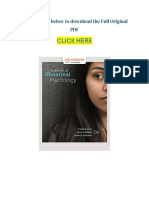 Essentials of Abnormal Psychology 8ed