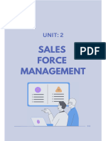 Unit 2-Sales Force Managament With PYQ (WBSU) by Swaranava Mondal