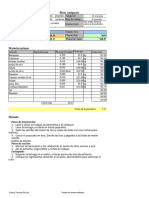 Plantilla de Tarjeta de Receta Estándar