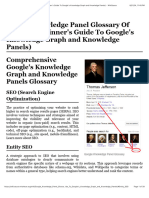 Google Knowledge Panel Glossary of Terms - (Beginner's Guide To Google's Knowledge Graph and Knowledge Panels) - WikiSauce