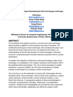 Technologies in The Stock Exchange