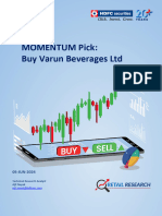 Momentum Pick - VBL 05-06-24 - BUY