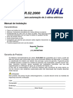 MÓDULO R.52.2000: Sistemas para Automação de 2 Vidros Elétricos