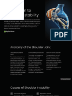 Introduction To Shoulder Instability