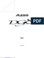 Alesis DG8 Grand Piano Manual