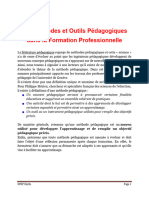 Les Méthodes Et Outils Pédagogiques Dans La Formation Professionnelle