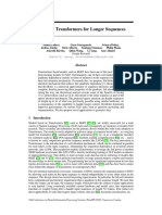 Big Bird Transformers For Longer Sequences Paper