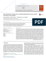 One Dimensional Steady-State Circulating Fluidized-Bed Reactor Model For Biomass Fast Pyrolysis