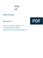 04c GCSE 9 1 Mathematics Mock Set 5 Paper 1H Mark Scheme Word 1