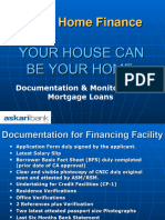 Documentation & Monitoring of Mortgage Loans