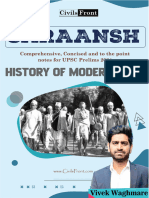 History of Modern India - SARAANSH - UPSC Prelims 2024