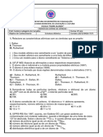 Exercicios Extras Estrutura Atomica 2024