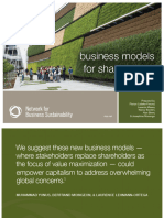 Business Models For Shared Value