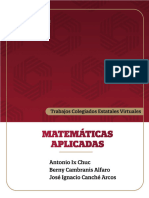 Matematicas Aplicadas 3er Parcial