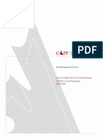 Use of High Density Polyethylene Lines Pipelines 410114