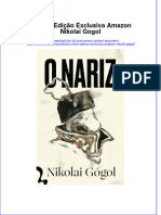 O Nariz Edição Exclusiva Amazon Nikolai Gogol Full Chapter Free