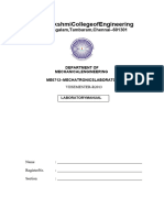 Mechatronics Lab Manual Final Dce 23.7.16