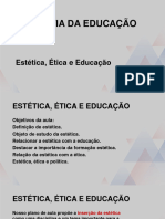 Slide Da Videoaula 12 - Estética, Ética e Educação