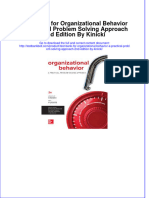 Test Bank For Organizational Behavior A Practical Problem Solving Approach 2nd Edition by Kinicki Download PDF Full Chapter