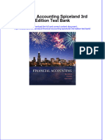 Financial Accounting Spiceland 3rd Edition Test Bank Download PDF Full Chapter