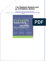 Test Bank For Systems Analysis and Design, 3rd Edition: Dennis Download PDF Full Chapter