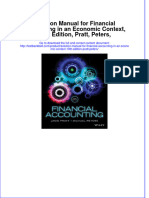 Solution Manual For Financial Accounting in An Economic Context, 10th Edition, Pratt, Peters, Download PDF Full Chapter