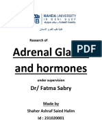 Adrenal Medulla and Hormones Shaher Ashraf Saied