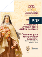 Programaçãp Geral - Peregrinação Santa Teresinha