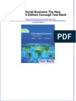 International Business The New Realities 4th Edition Cavusgil Test Bank Instant Download All Chapter