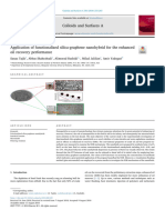 Application of Functionalized Silica-Graphene Nanohybrid For The Enhanced