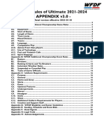 WFDF Rules of Ultimate 2021 2024 Appendix v3