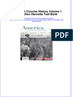 America A Concise History Volume 1 6th Edition Henretta Test Bank Instant Download All Chapter