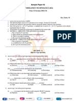 Information Technology Exclusive Sample Papers