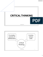 Critical Thinking