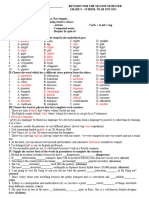 Hs-Revision For The Second Semester Test 2023-2024