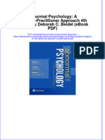 Ebook Download Abnormal Psychology: A Scientist-Practitioner Approach 4th Edition by Deborah C. Beidel (Ebook PDF) All Chapter