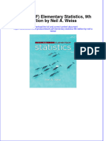 Ebook Download (Ebook PDF) Elementary Statistics, 9th Edition by Neil A. Weiss All Chapter