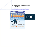 Ebook Download (Ebook PDF) Principles of Finance 6th Edition All Chapter