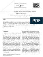 Influence of Silica Fume On The Tensile