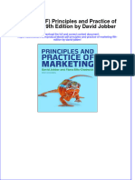 Ebook Download (Ebook PDF) Principles and Practice of Marketing 9th Edition by David Jobber All Chapter