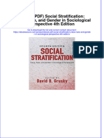 Ebook Download (Ebook PDF) Social Stratification: Class, Race, and Gender in Sociological Perspective 4th Edition All Chapter