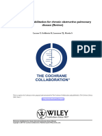 2006 Lacasse Y, GoldsteinR, LassersonTJ, Martin S. Pulmonary Rehabilitation For Chronic Obstructive Pulmonary Disease. Cochrane