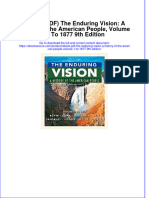 Ebook Download (Ebook PDF) The Enduring Vision: A History of The American People, Volume 1: To 1877 9th Edition All Chapter