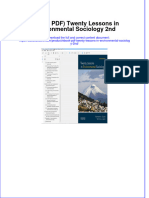 Ebook Download (Ebook PDF) Twenty Lessons in Environmental Sociology 2nd All Chapter