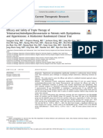 Efficacy and Safety of Triple Therapy of Telmisartan-Amlodipine-Rosuvastatin