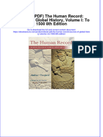 Ebook Download (Ebook PDF) The Human Record: Sources of Global History, Volume I: To 1500 8th Edition All Chapter