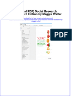 Ebook Download (Original PDF) Social Research Methods 3rd Edition by Maggie Walter All Chapter