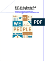 Ebook Download (Ebook PDF) We The People (Full Twelfth Edition) 12th Edition All Chapter