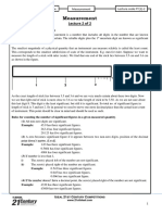 Measurement: Lecture 2 of 2